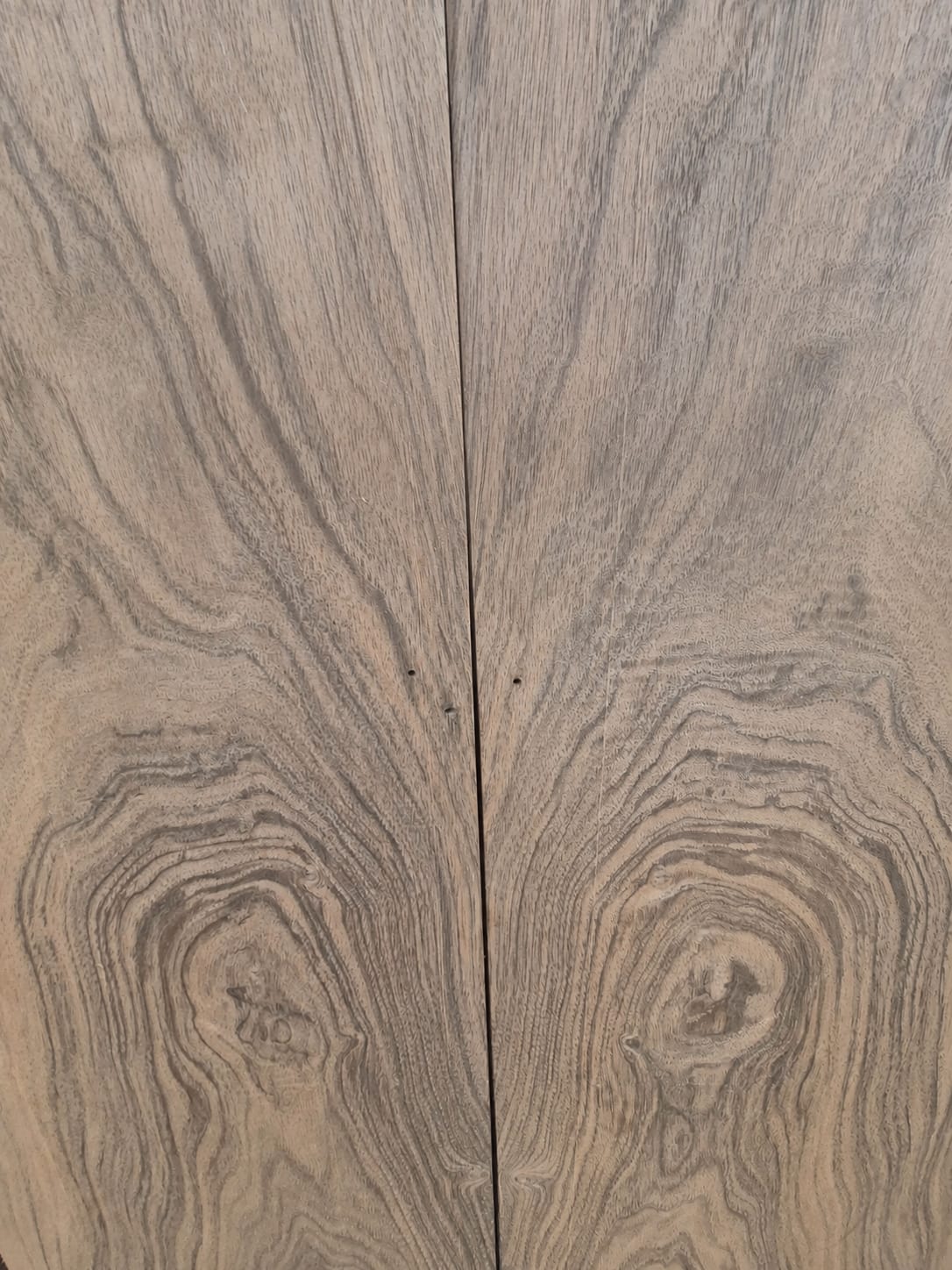 Book-matched English Walnut pair